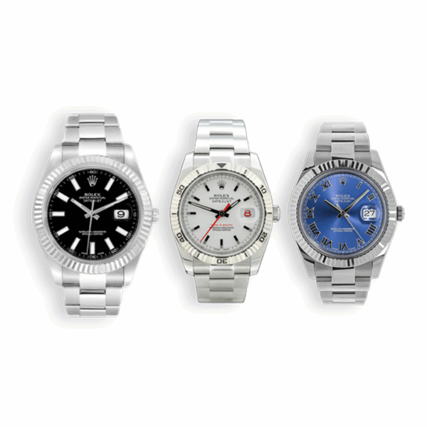 Combo di 3 orologi Rolex Datejust + Rolex Explorer II + Rolex Explorer II